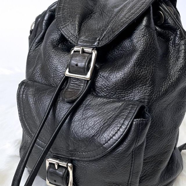 PORTER - ☆超希少☆本革リュック☆ポーター PORTER 巾着 シボ ベルト