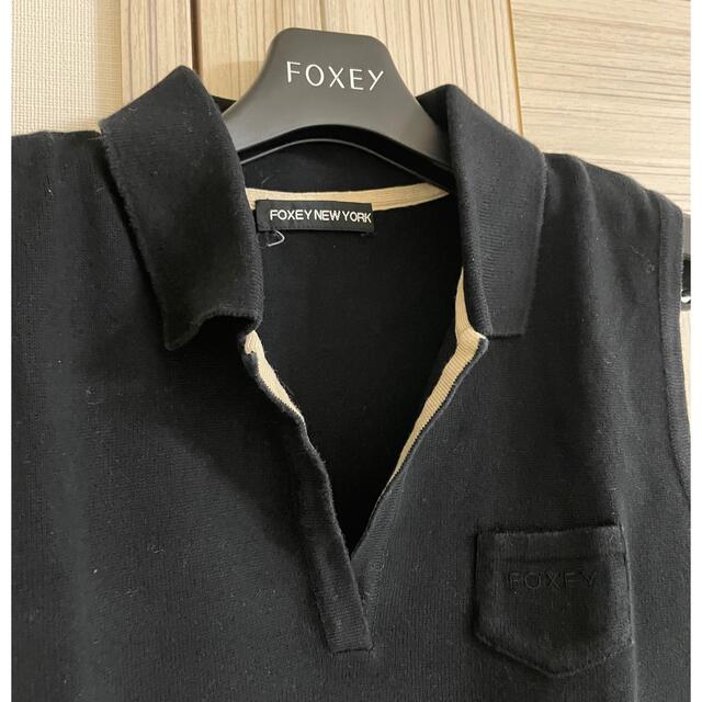 FOXEY(フォクシー)のフォクシー♡ノースリーブトップス レディースのトップス(カットソー(半袖/袖なし))の商品写真