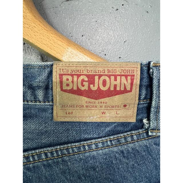 【L(81)】BIG JOHN ビッグジョン メンズ ダメージ ジーンズ