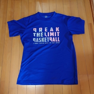 ティゴラ(TIGORA)のバスケ男児 Tシャツ L ブルー(Tシャツ/カットソー(半袖/袖なし))
