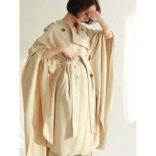 louren ローレン　stand collar over coat