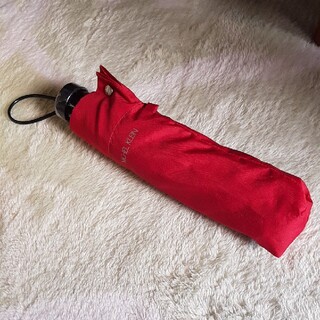 ミッシェルクラン(MICHEL KLEIN)の★美品　折り畳み傘(赤色)ミッシェルクラン(傘)