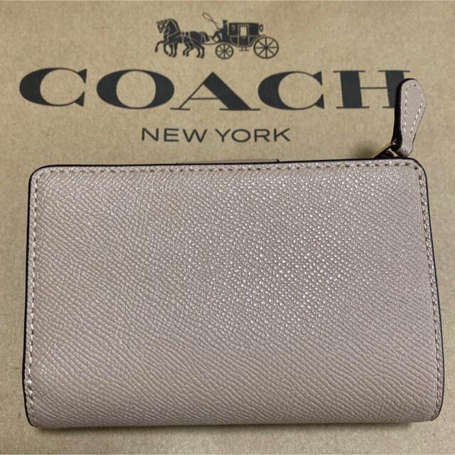COACH(コーチ)のコーチ　新品　財布　折財布　トープ　人気　ベージュ レディースのファッション小物(財布)の商品写真