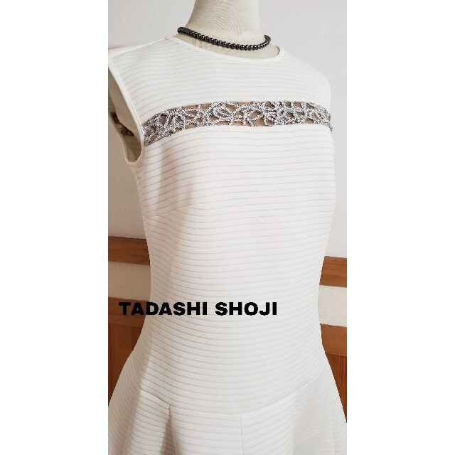 TADASHI SHOJI(タダシショウジ)のタダシ ジョージ【TADASHI SHOJI】フレアーワンピース 美品 レディースのワンピース(ひざ丈ワンピース)の商品写真