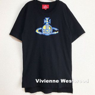 ヴィヴィアンウエストウッド(Vivienne Westwood)の【Vivienne Westwood】パネルORBアイコンロゴ BLK Tシャツ(Tシャツ(半袖/袖なし))