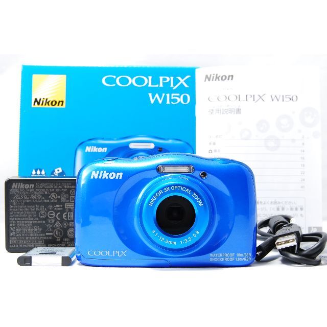 Nikon COOLPIX W150 ブルー Nikon COOLPIX W150 ブルー