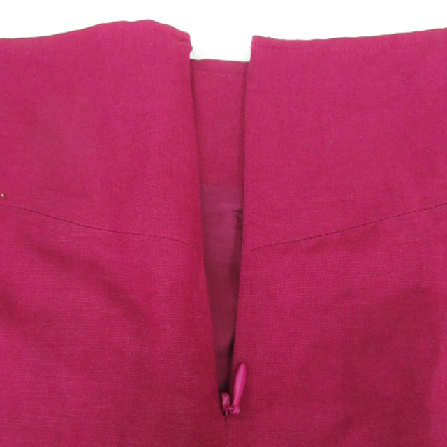 heliopole(エリオポール)のエリオポール ボックスプリーツスカート ひざ丈 無地 34 ピンク /FF48 レディースのスカート(ひざ丈スカート)の商品写真