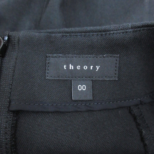 theory(セオリー)のセオリー フレアスカート ひざ丈 無地 00 黒 ブラック /FF53 レディースのスカート(ひざ丈スカート)の商品写真