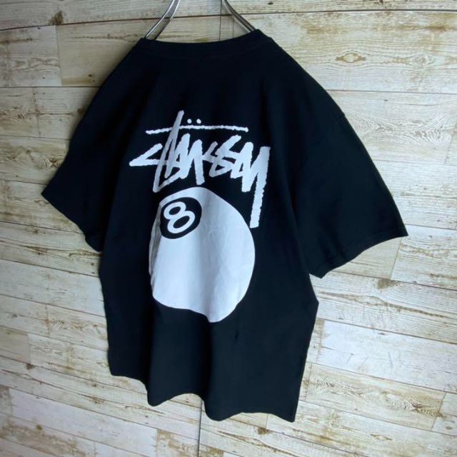 STUSSY - 【超希少デザイン】STUSSY☆8ボール入りTシャツ ビッグロゴ