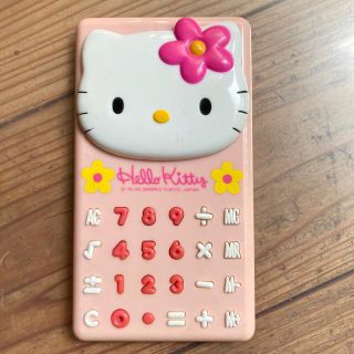 ハローキティ(ハローキティ)のハローキティ ダイカット 電卓 サンリオ(キャラクターグッズ)