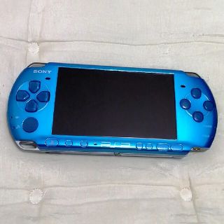 プレイステーションポータブル(PlayStation Portable)のpsp3000 本体 ブルー(携帯用ゲーム機本体)