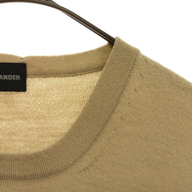 Jil Sander(ジルサンダー)のJIL SANDER ジルサンダー ノースリーブ ニットセーター ベージュ メンズのトップス(ベスト)の商品写真