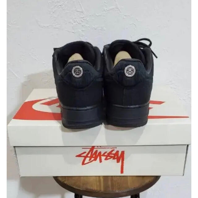 STUSSY(ステューシー)のステューシー  ナイキ エアフォース1 ロー  トリプルブラック メンズの靴/シューズ(スニーカー)の商品写真