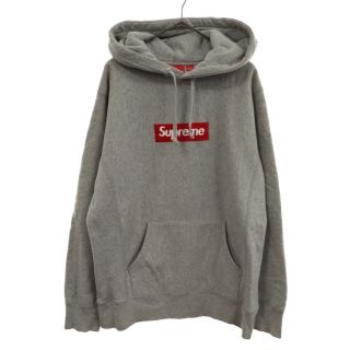 シュプリーム(Supreme)のSUPREME シュプリーム 16AW Box Logo Hooded Sweatshirt ボックスロゴプルオーバーパーカー グレー(パーカー)