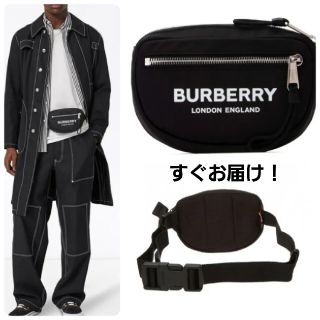 バーバリー(BURBERRY)のBURBERRY CANNON BUM BAG ブラック(ボディーバッグ)