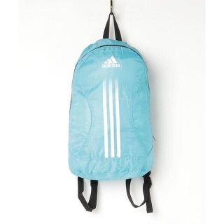 アディダス(adidas)の☆adidas アディダス デザイン リュック バッグ/ブルー☆新品(バッグパック/リュック)