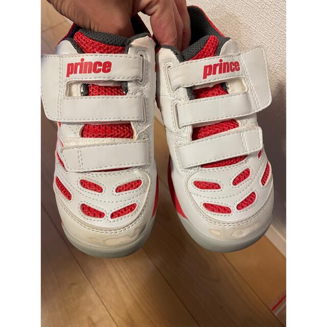 Prince(プリンス)のprince 18.5 テニスシューズ　室内シューズ キッズ/ベビー/マタニティのキッズ靴/シューズ(15cm~)(スニーカー)の商品写真