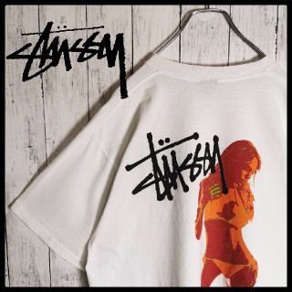 【希少】STUSSY　手刷りTシャツ　代官山チャプト　12周年記念　入手困難