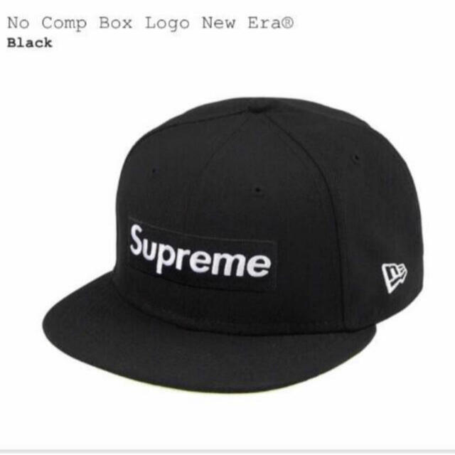 Supreme No Comp Box Logo New Era  7 1/4帽子