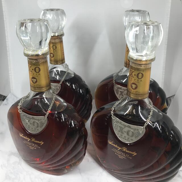 サントリー ブランデー XO スーパーデラックス 4本セット 未開封 サントリー ブランデー XO スーパーデラックス 4本セット 未開封