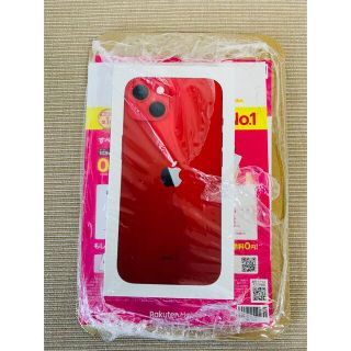 アイフォーン(iPhone)の【未開封】iPhone13 256GB Red新品未使用 (スマートフォン本体)