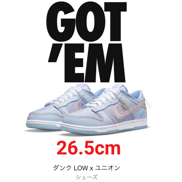 UNION × NIKE DUNK LOW PASSPORT PACK