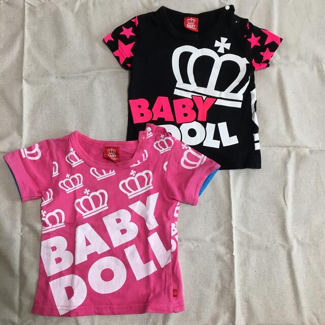 BABYDOLL(ベビードール)のbaby doll Tシャツ2枚組 キッズ/ベビー/マタニティのベビー服(~85cm)(Ｔシャツ)の商品写真