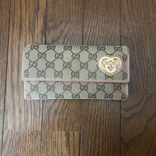 グッチ(Gucci)のGUCCI 長財布　ハート　美品(財布)