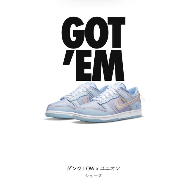 NIKE DUNK LOW ナイキ ダンク ユニオン ハイパーロイヤル