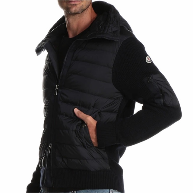 MONCLER(モンクレール)の★希少★ MONCLER TRICOT ニットダウン カーディガン Ｌ　入手困難 メンズのトップス(ニット/セーター)の商品写真