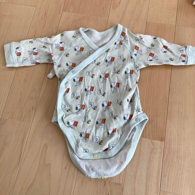 ユニクロ スヌーピー ベビー肌着 2枚セット