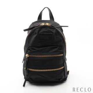 マークバイマークジェイコブス(MARC BY MARC JACOBS)のMARC BY バックパック リュックサック ナイロン レザー ブラック(リュック/バックパック)