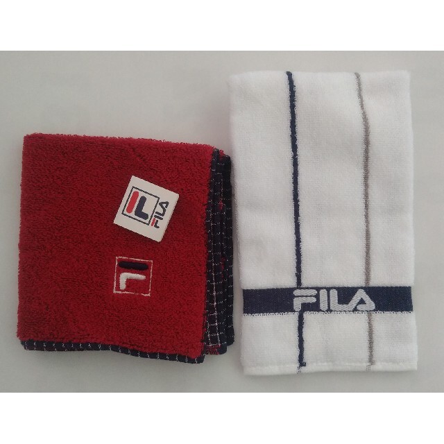 FILA(フィラ)のタオルハンカチ　２枚セット　FILA レディースのファッション小物(ハンカチ)の商品写真