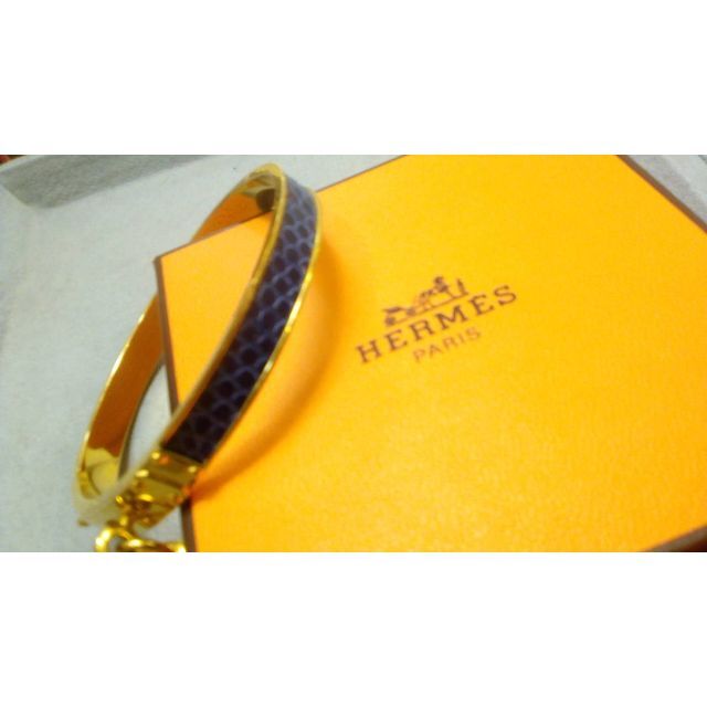 HERMES(エルメス) ゴールド・ネイビーカラー ケリーバングル