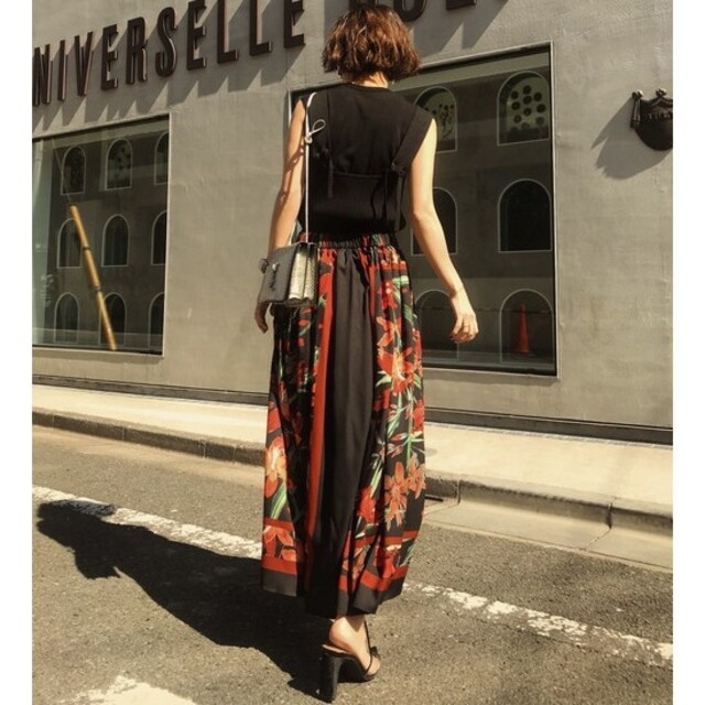 Ameri VINTAGE - Ameri vintage スカーフフレアスカートの通販 by ...