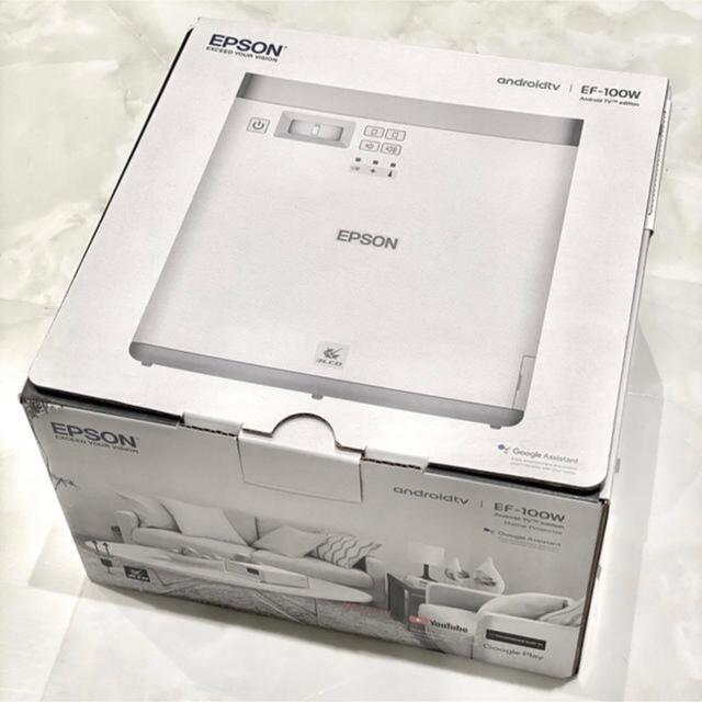 季節のおすすめ商品 EPSON ホームプロジェクター dreamio EF-100W 新品同様EPSON プロジェクター 