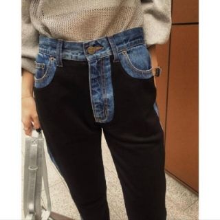 アメリヴィンテージ(Ameri VINTAGE)のtm4様専用  ameri  SWEAT COMBINATION DENIM(デニム/ジーンズ)