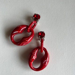 PRADA プラダ ビジュー イヤリング ピアス ローズ - www.tigerwingz.com