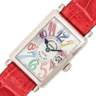 フランクミュラー(FRANCK MULLER)のフランク・ミュラー FRANCK MULLER ロングアイランド 902QZ K18ホワイトゴールド クオーツ レディース 腕時計(腕時計)