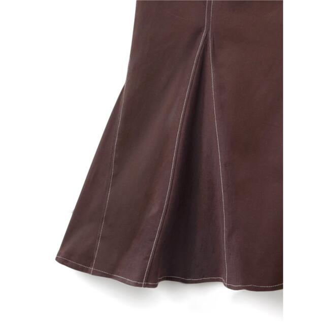 GRL(グレイル)の【新品未着用】グレイル GRL 配色ステッチ ハイウエスト マーメイドスカート レディースのスカート(ロングスカート)の商品写真