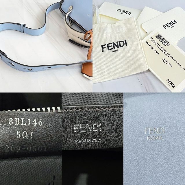 FENDI(フェンディ)の未使用に近い　フェンディ　バイザウェイ　2way　ハンドバッグ　水色　2020 レディースのバッグ(ハンドバッグ)の商品写真