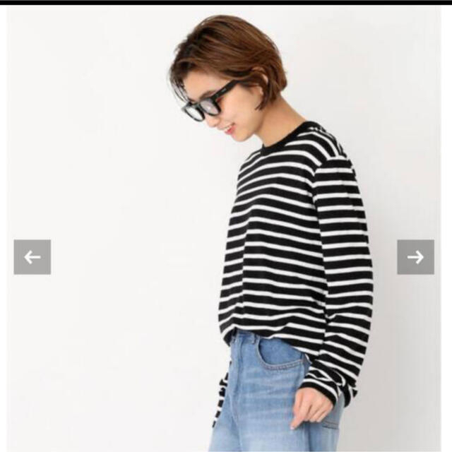 DEUXIEME CLASSE(ドゥーズィエムクラス)のDeuxieme Classe COCO Stripe Tシャツ No5 レディースのトップス(Tシャツ(長袖/七分))の商品写真