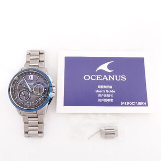 カシオ(CASIO)のCASIO カシオ　オシアナス OCW-G1000-1AJF　メンズ　シルバー(腕時計(アナログ))