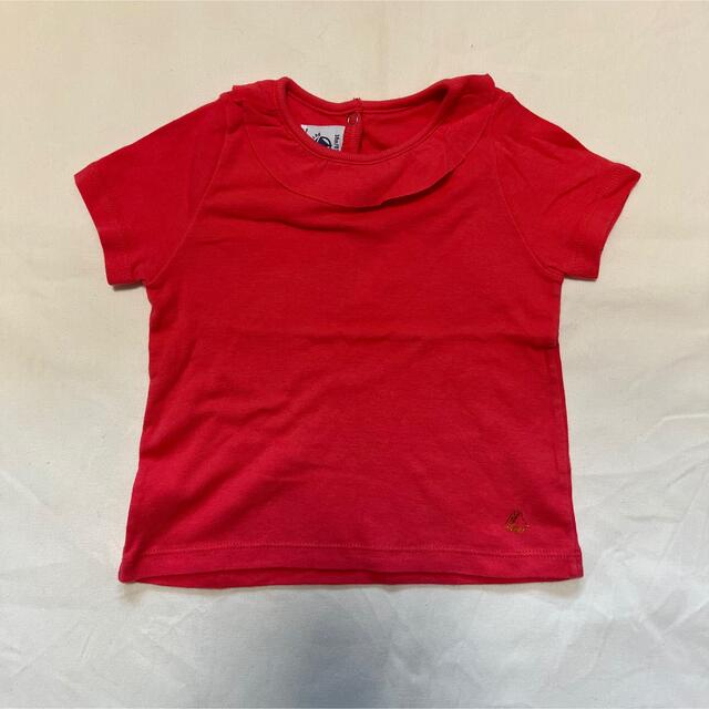 PETIT BATEAU(プチバトー)のプチバトー　半袖Tシャツ キッズ/ベビー/マタニティのベビー服(~85cm)(Ｔシャツ)の商品写真