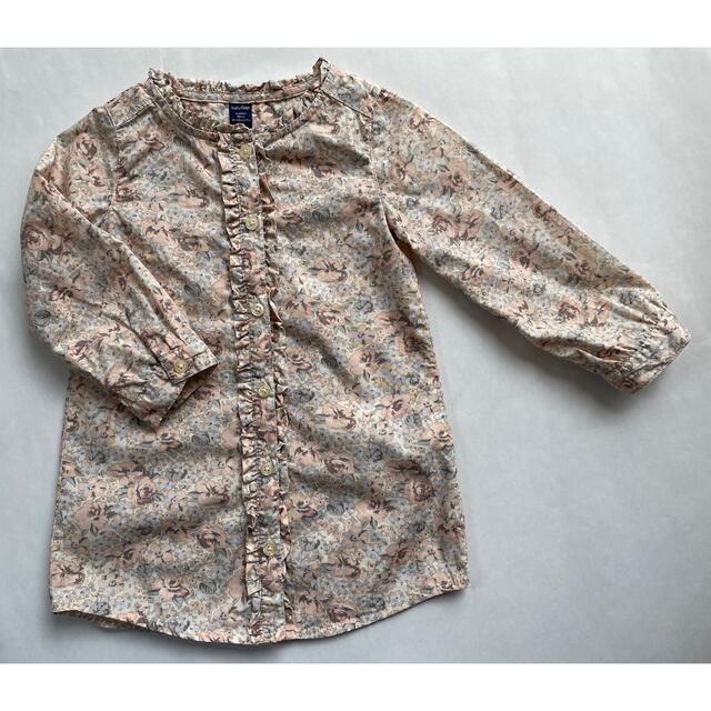 babyGAP(ベビーギャップ)のGAP 花柄ワンピース　90cm キッズ/ベビー/マタニティのキッズ服女の子用(90cm~)(ワンピース)の商品写真