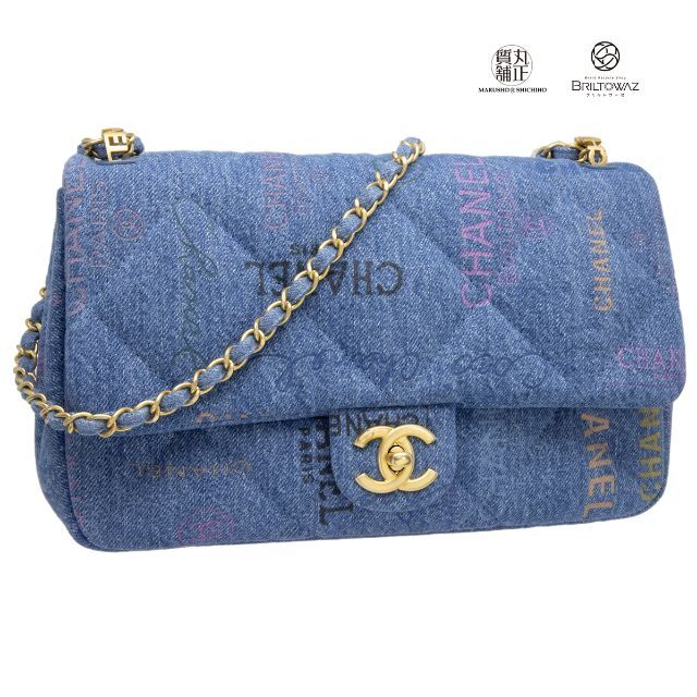 CHANEL(シャネル)のシャネル 2022SS ラージ フラップバッグ デニム AS3135 チェーン レディースのバッグ(ショルダーバッグ)の商品写真