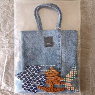 ミナペルホネン(mina perhonen)のミナペルホネン 「デニムｄｅミライ」toast bag set(トートバッグ)