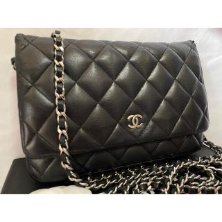 シャネル(CHANEL)のCHANEL マトラッセ チェーンウォレット ラムスキン(ショルダーバッグ)