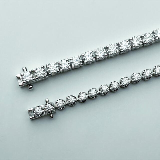 モアサナイト1.5ct テニスブレスレット 2mm幅 プラチナ/ゴールド加工