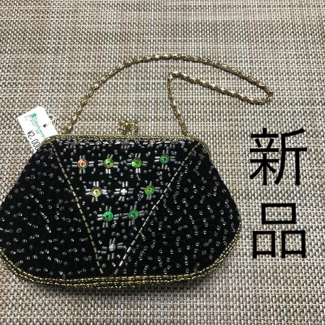 ビーズ刺繍　ミニバッグ レディースのバッグ(ハンドバッグ)の商品写真